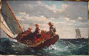 Winslow Homer Breezing Up oil